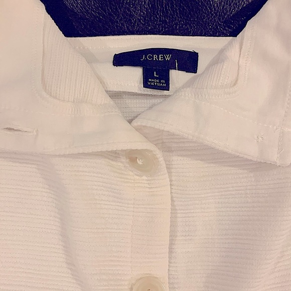 J Crew | Boxy Button Up Ribbed Texture Top NWT - Picture 7 of 10